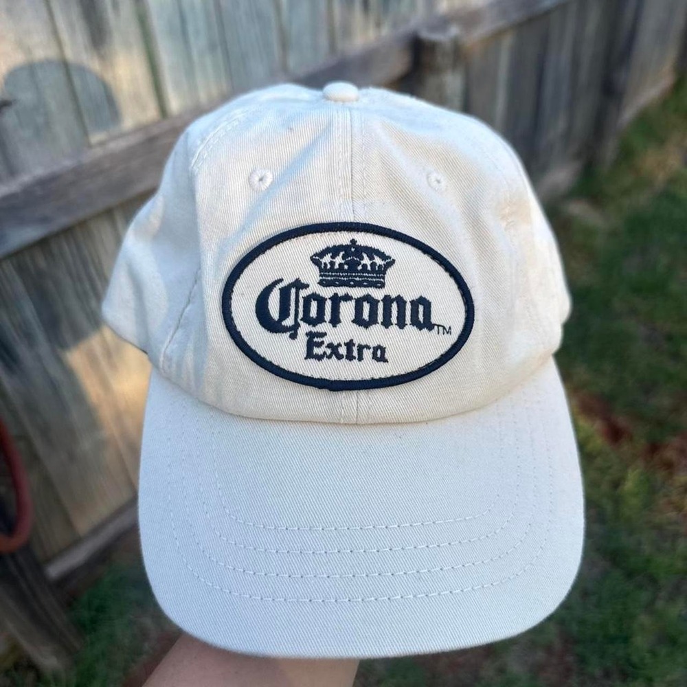 Y2K Corona Extra Beige Adjustable Baseball Cap